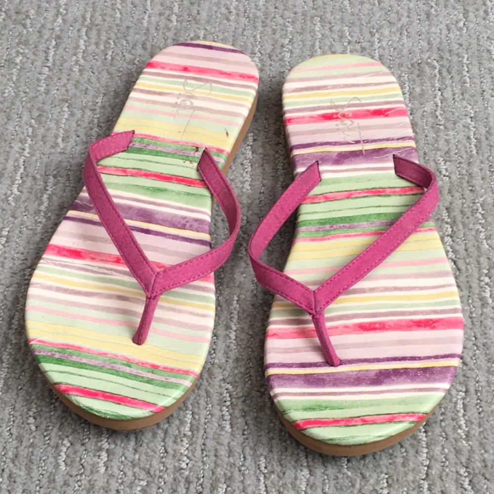 Women’s, Size 8, Pink Flip Flops